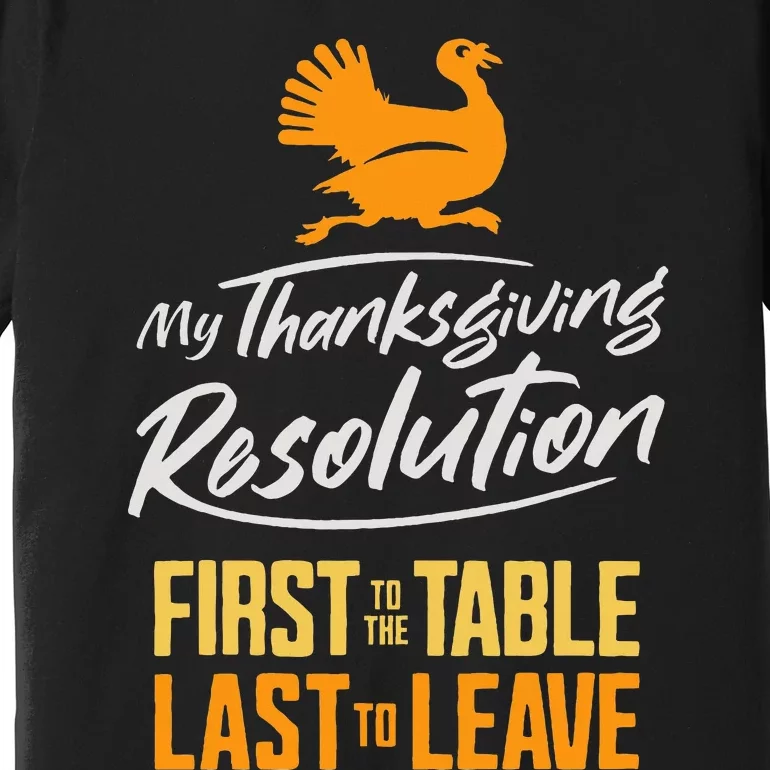 Funny Thanksgiving for Turkey Day or Gobble Day Premium T-Shirt