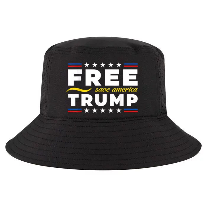 Free Trump, Free Donald Trump 2024 Cool Comfort Performance Bucket Hat