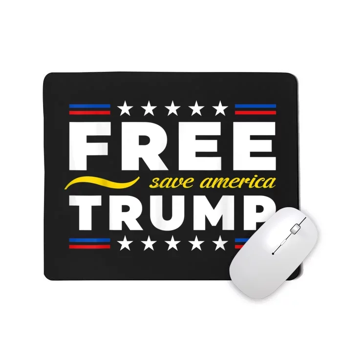 Free Trump, Free Donald Trump 2024 Mousepad