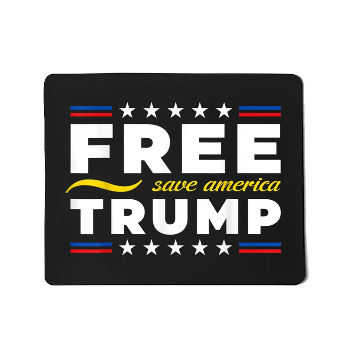 Free Trump, Free Donald Trump 2024 Mousepad