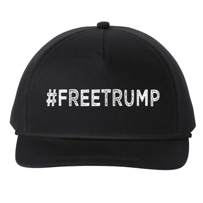 Free Trump, Free Donald Trump 2024 Snapback Five-Panel Rope Hat