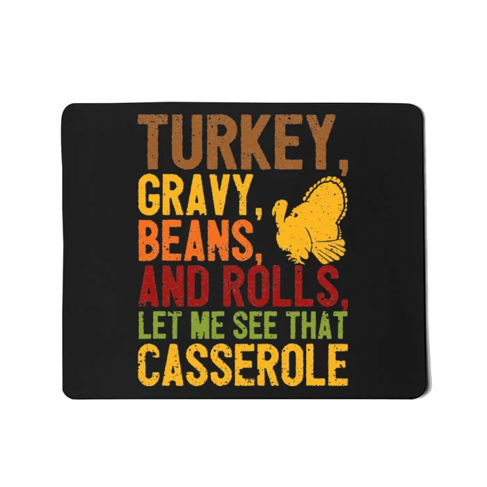 Funny Thanksgiving Food Lover Apron Mousepad