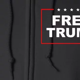 Free Trump Full Zip Hoodie