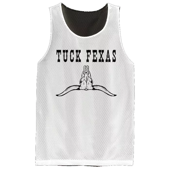 Funny Tuck Fexas Vintage Horns Down Mesh Reversible Basketball Jersey Tank