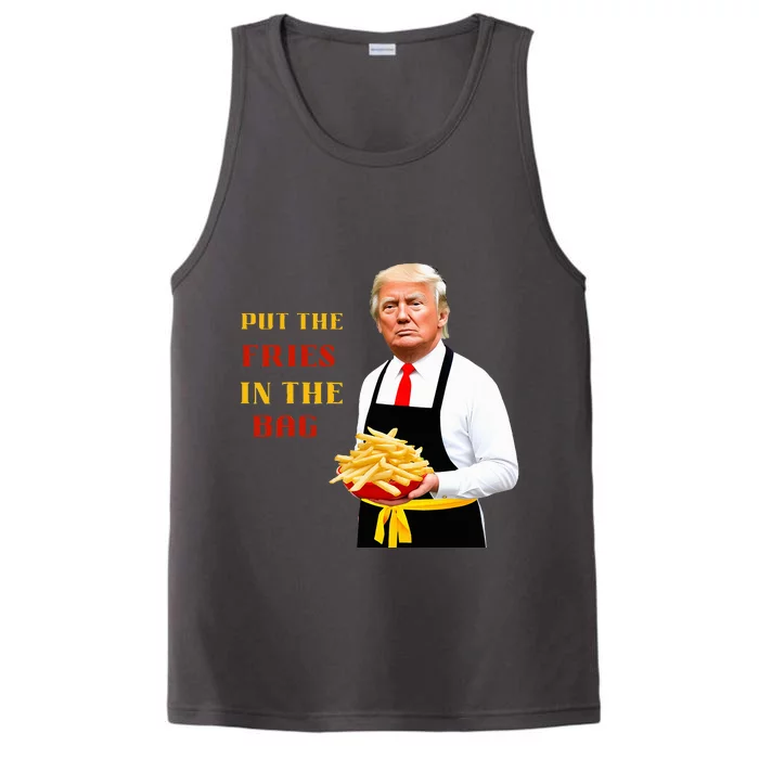 Funny Trump Fast Food Put The Fries In The Bag 2024 Performance Tank