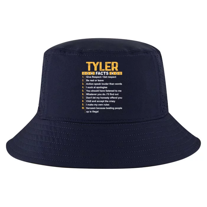 Funny Tyler Facts Gift Tyler First Name Gift Cool Comfort Performance Bucket Hat