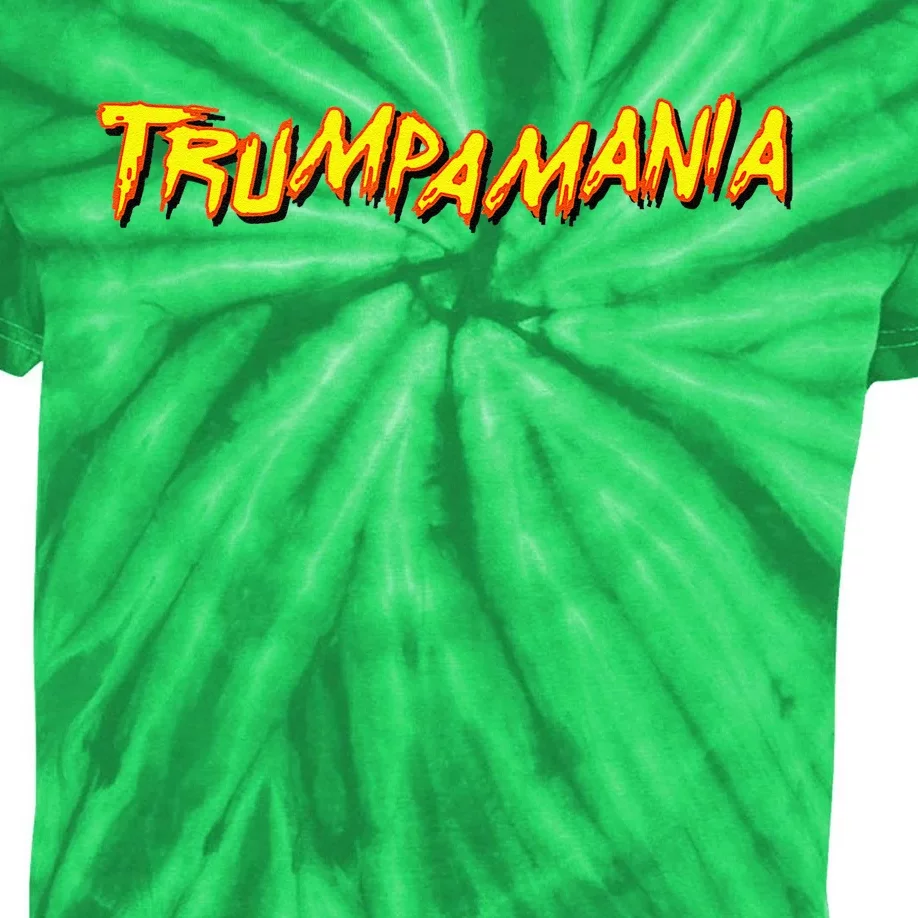 Funny Trumpamania Kids Tie-Dye T-Shirt