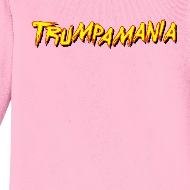 Funny Trumpamania Baby Long Sleeve Bodysuit