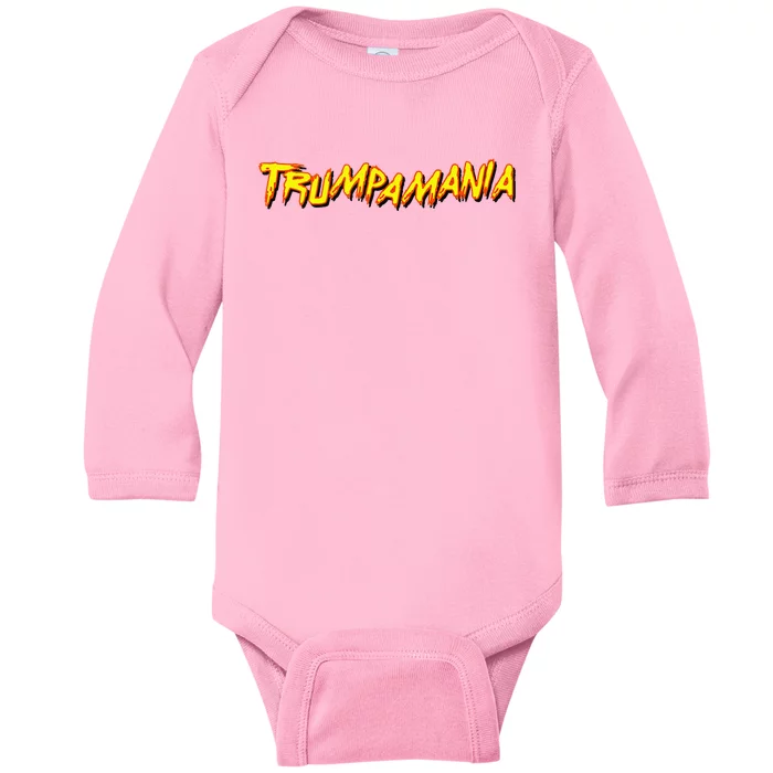 Funny Trumpamania Baby Long Sleeve Bodysuit