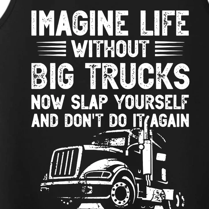 Funny Trucker Performance Tank