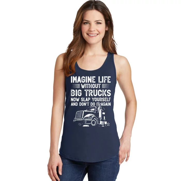 Funny Trucker Ladies Essential Tank