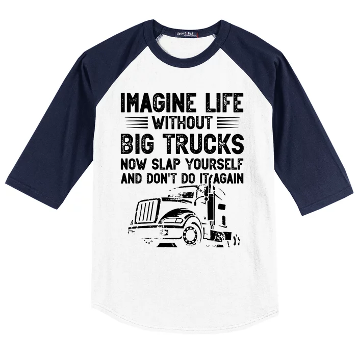 Funny Trucker Baseball Sleeve Shirt