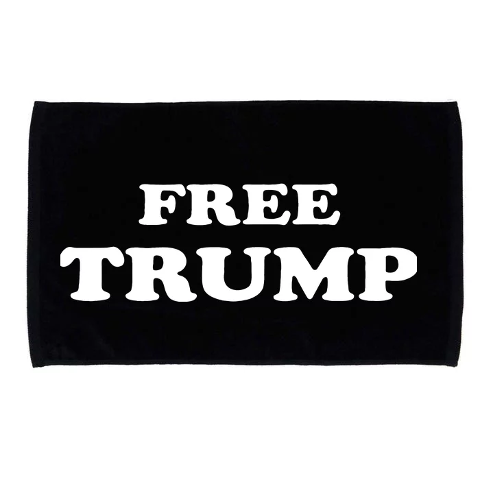 Free Trump, Free Donald Trump 2024 Microfiber Hand Towel