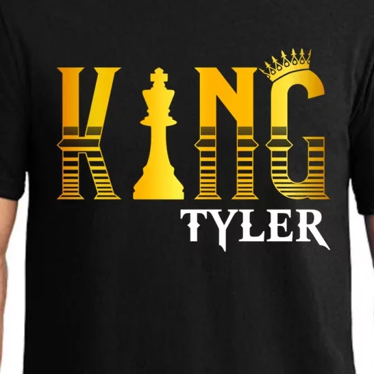 Funny Tyler First Name Great Gift King Tyler Meaningful Gift Pajama Set