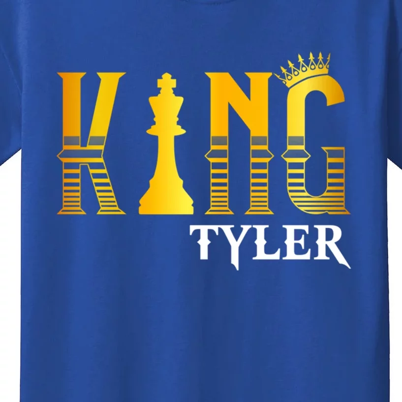 Funny Tyler First Name Great Gift King Tyler Meaningful Gift Kids T-Shirt