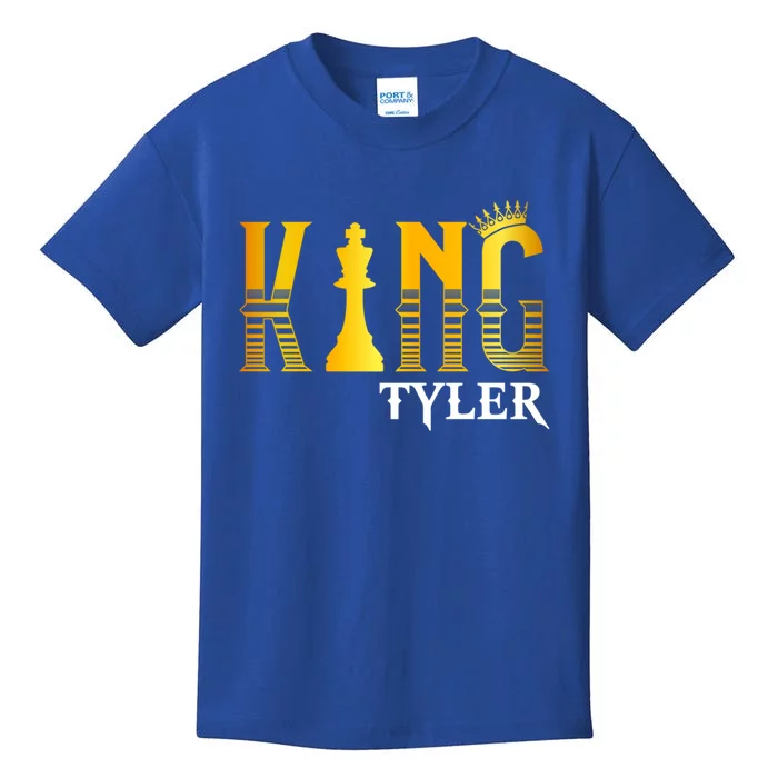 Funny Tyler First Name Great Gift King Tyler Meaningful Gift Kids T-Shirt