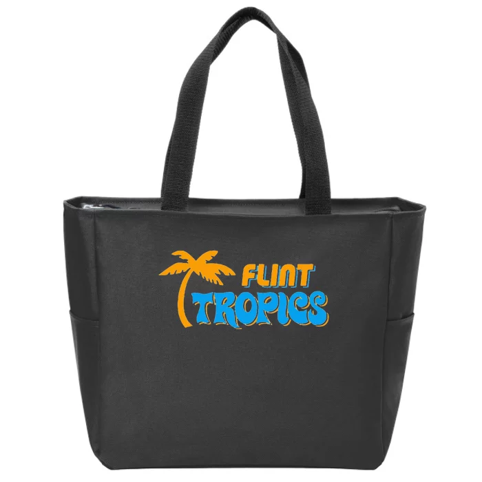 Flints Tropics Zip Tote Bag