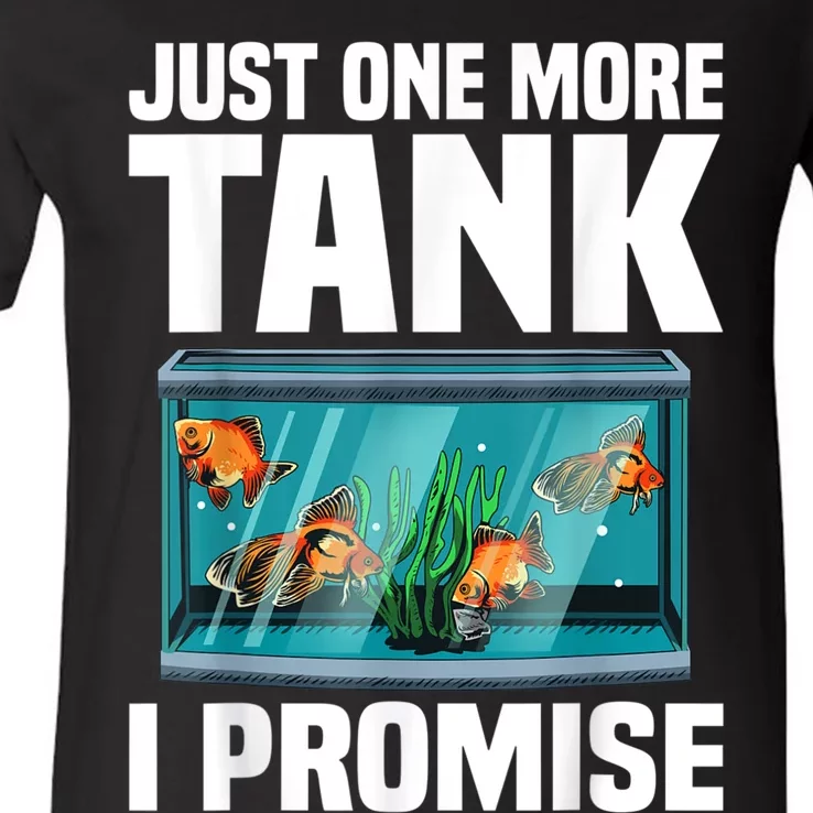 Fish Tank Fishkeeping V-Neck T-Shirt