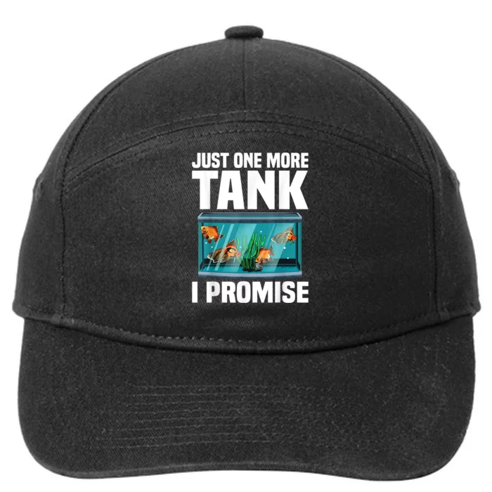 Fish Tank Fishkeeping 7-Panel Snapback Hat