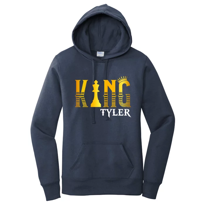 Funny Tyler First Name Cute Gift King Tyler Gift Women's Pullover Hoodie