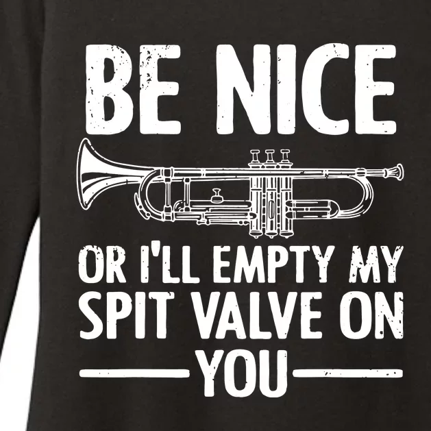 Funny Trumpet For Men Women Music Instrument Trumpet Player Womens CVC Long Sleeve Shirt