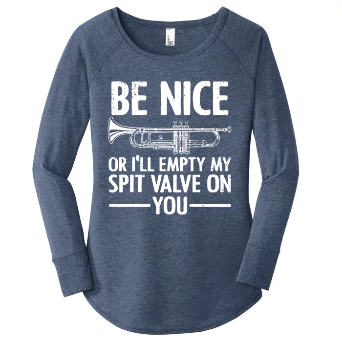 Funny Trumpet For Men Women Music Instrument Trumpet Player Women's Perfect Tri Tunic Long Sleeve Shirt