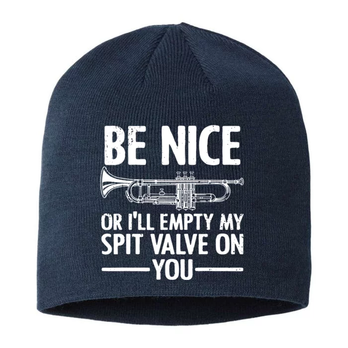 Funny Trumpet For Men Women Music Instrument Trumpet Player 8 1/2in Sustainable Knit Beanie