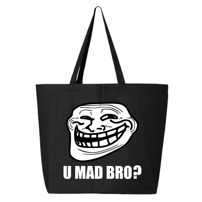 Funny Troll Face U Mad New 25L Jumbo Tote