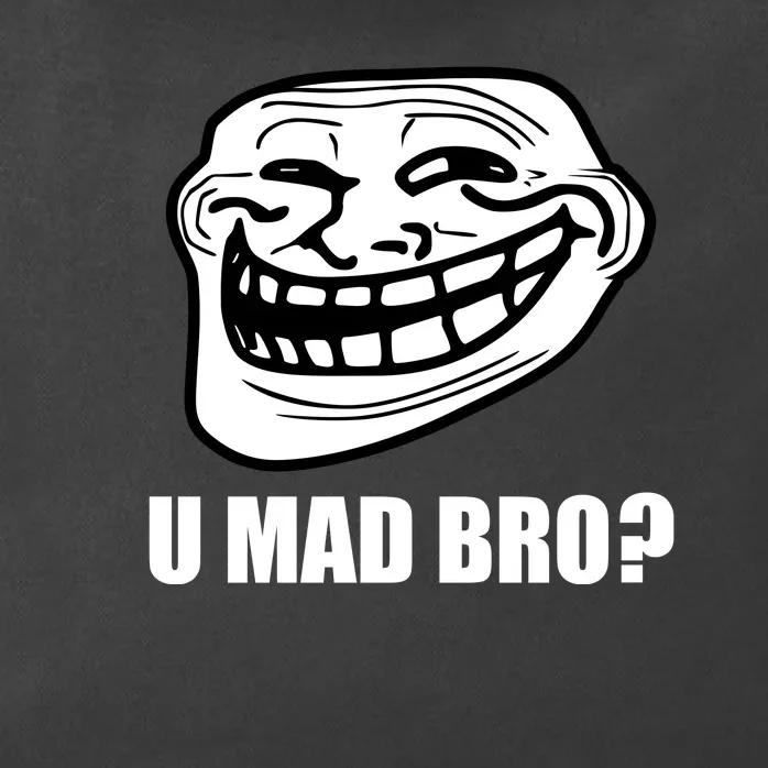 Funny Troll Face U Mad New Zip Tote Bag