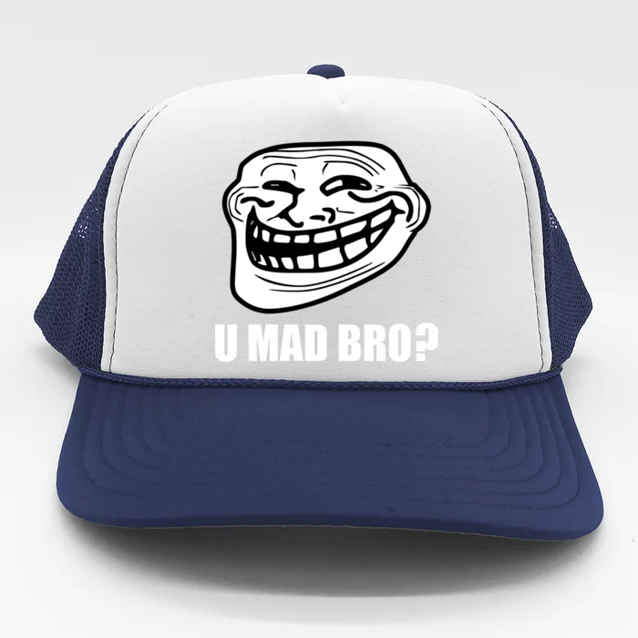 Funny Troll Face U Mad New Trucker Hat