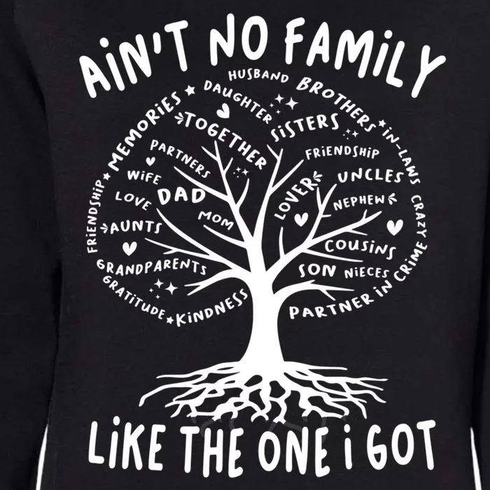 Funny Tree Family Reunion 2024 Gift Womens California Wash Sweatshirt