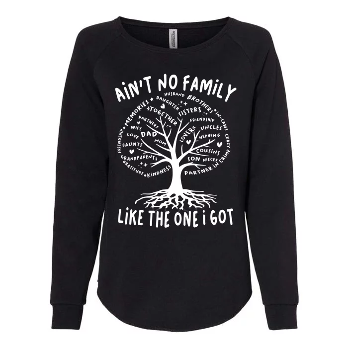 Funny Tree Family Reunion 2024 Gift Womens California Wash Sweatshirt