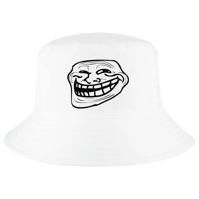 Funny Troll Face Nerd Geek Cool Comfort Performance Bucket Hat