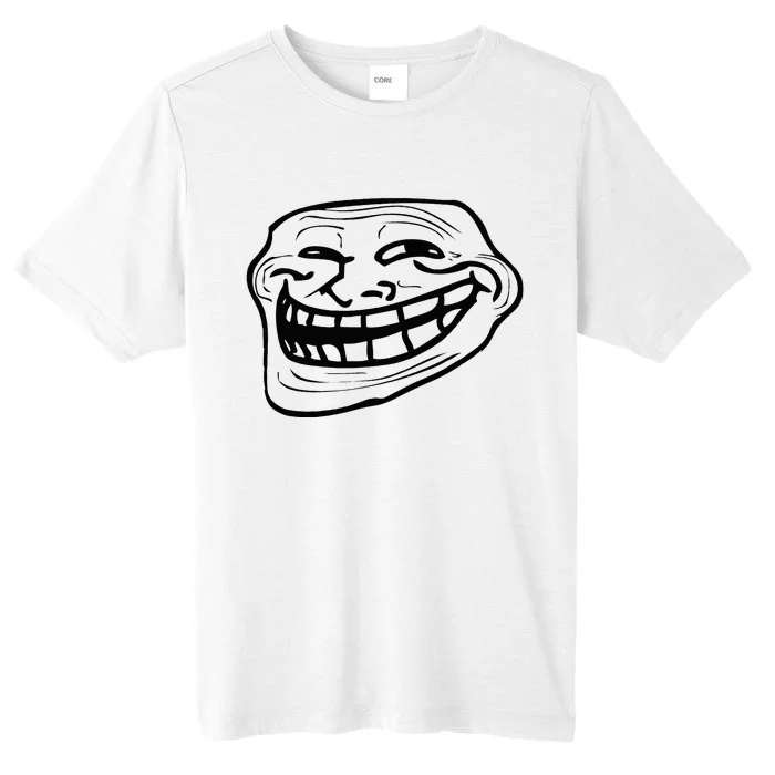 Funny Troll Face Nerd Geek ChromaSoft Performance T-Shirt