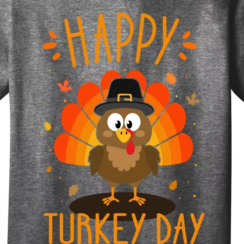 Funny Thanksgiving Family Dinner With Happy Turkey Day T-Shirt