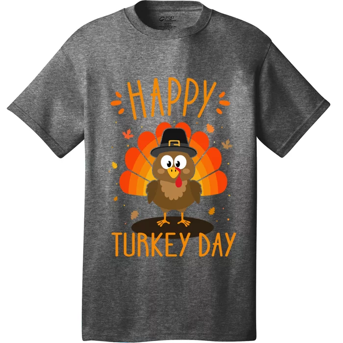 Funny Thanksgiving Family Dinner With Happy Turkey Day T-Shirt