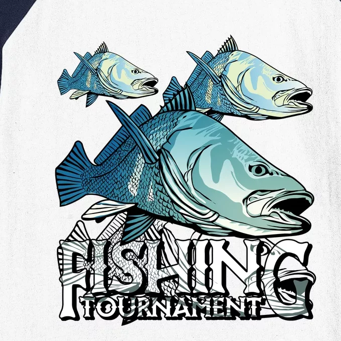 Fishing Tournament Baseball Sleeve Shirt