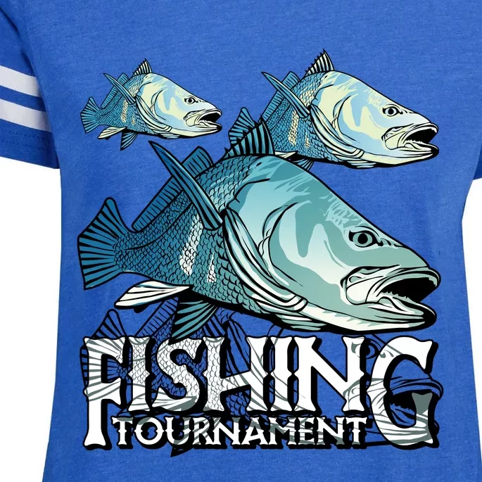 Fishing Tournament Enza Ladies Jersey Football T-Shirt