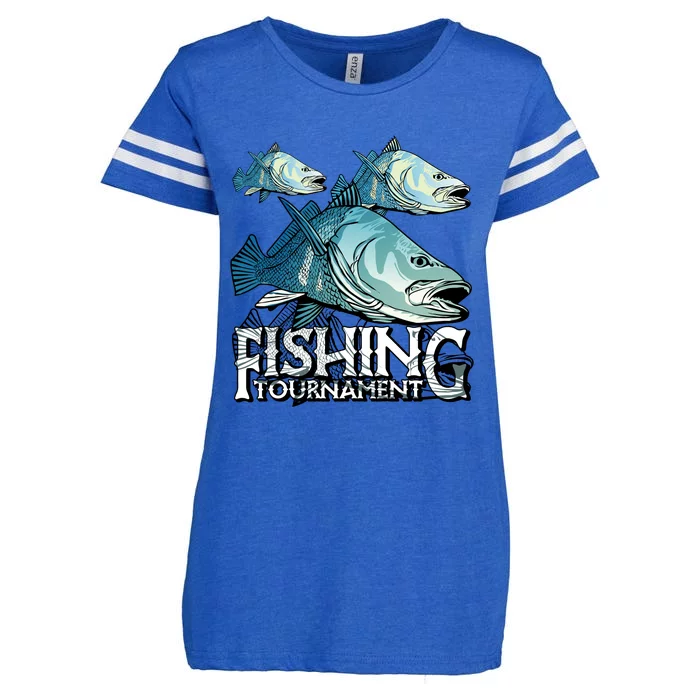 Fishing Tournament Enza Ladies Jersey Football T-Shirt