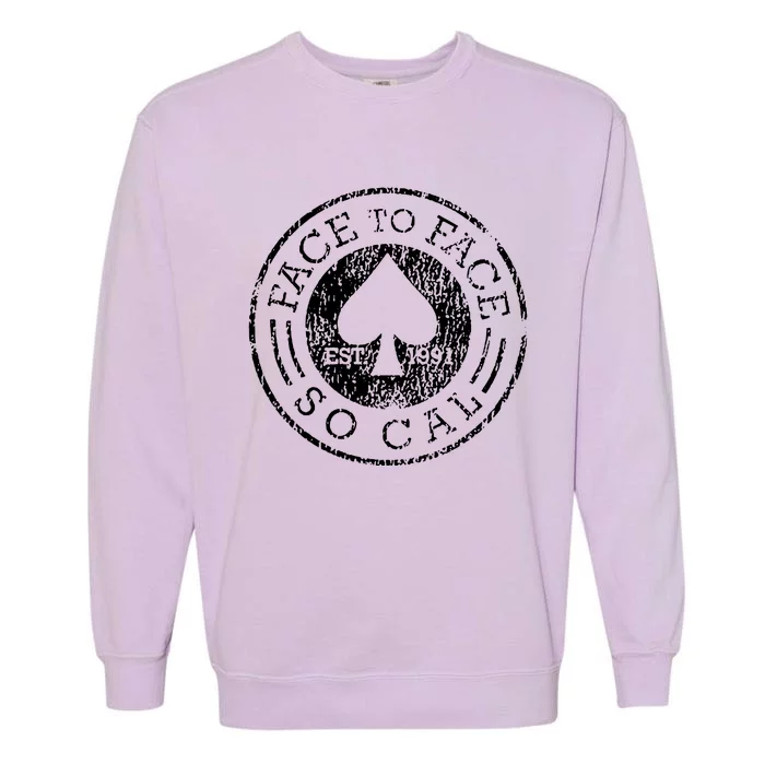 Face To Face Punk Rock Band Garment-Dyed Sweatshirt