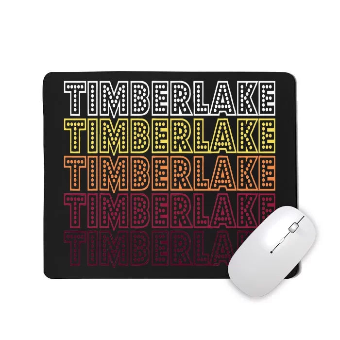 Funny Timberlake First Name Timberlake Mousepad