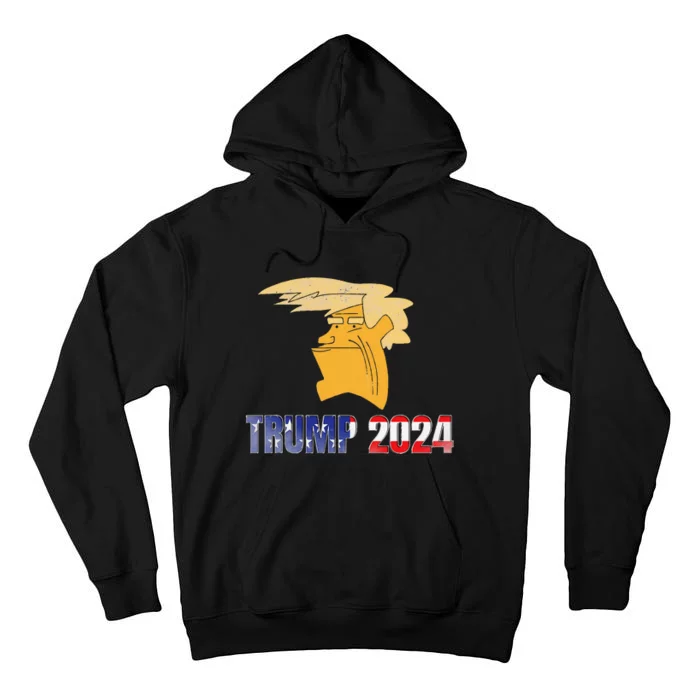 Funny Trump Face Meme Trump 2024trump Merchandise. Tall Hoodie