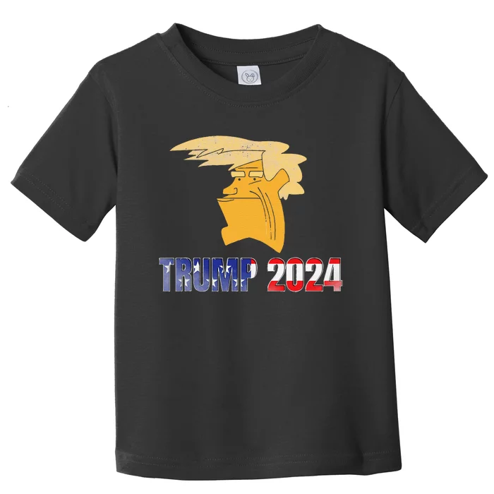 Funny Trump Face Meme Trump 2024trump Merchandise. Toddler T-Shirt