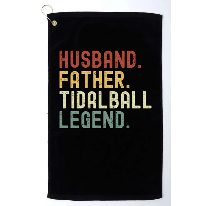 Funny Tidalball Funny Husband Dad Legend Funny Vintage Tidalball Fathers Day Platinum Collection Golf Towel