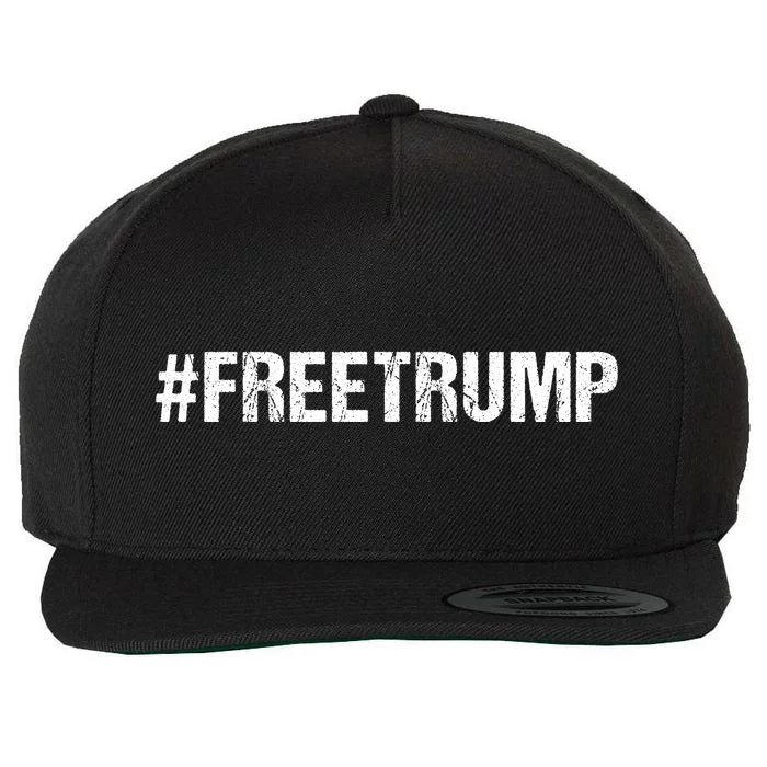 Free Trump Free Donald Trump 2024 #Freetrump Wool Snapback Cap