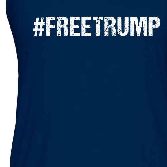 Free Trump Free Donald Trump 2024 #Freetrump Ladies Essential Flowy Tank