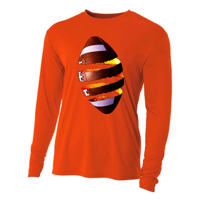 Football Tear Cooling Performance Long Sleeve Crew