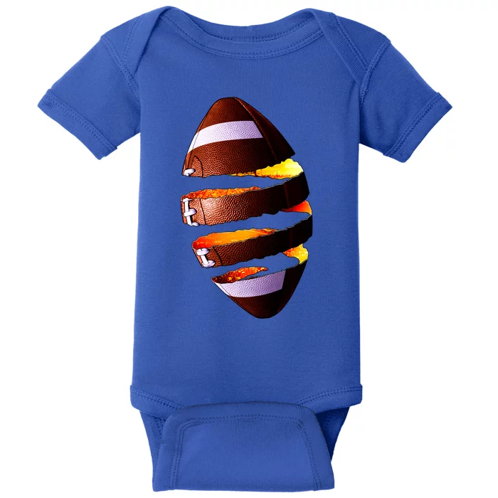 Football Tear Baby Bodysuit