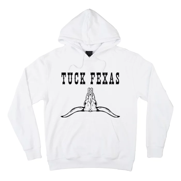 Funny Tuck Fexas Vintage Horns Down Hoodie