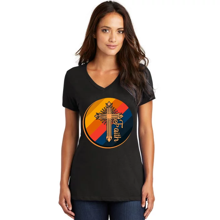 Faith T Women's V-Neck T-Shirt